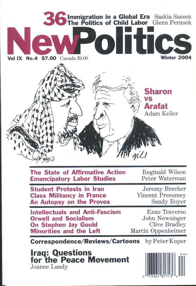 [New Politics No. 36 Cover]